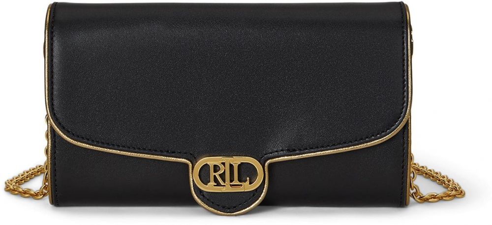 Lauren Ralph Lauren Listová kabelka 'ADAIR'  čierna