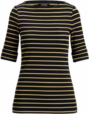 Lauren Ralph Lauren Tričko 'JUDY'  zlatá / čierna