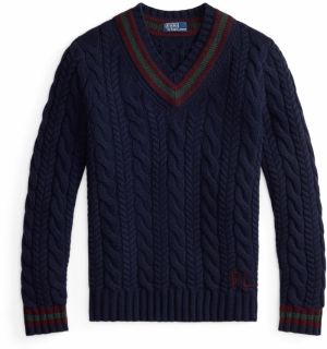 Polo Ralph Lauren Sveter  námornícka modrá / tmavozelená / burgundská