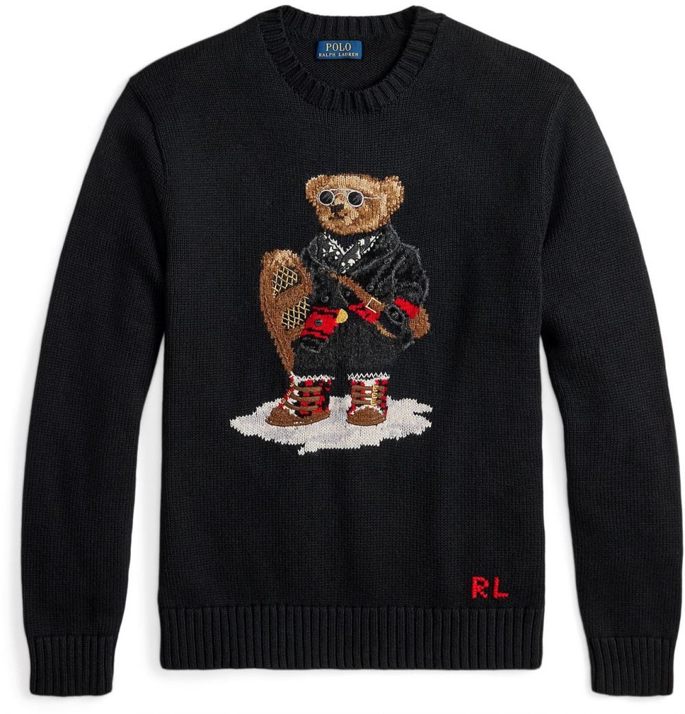 Polo Ralph Lauren Sveter  brokátová / svetlosivá / červená / čierna