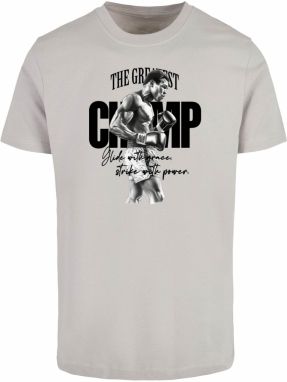 Mister Tee Tričko 'The Greatest'  svetlosivá / čierna