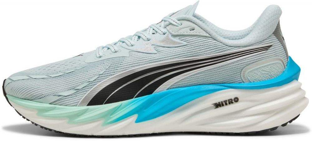 PUMA Bežecká obuv  svetlobéžová / mätová / čierna