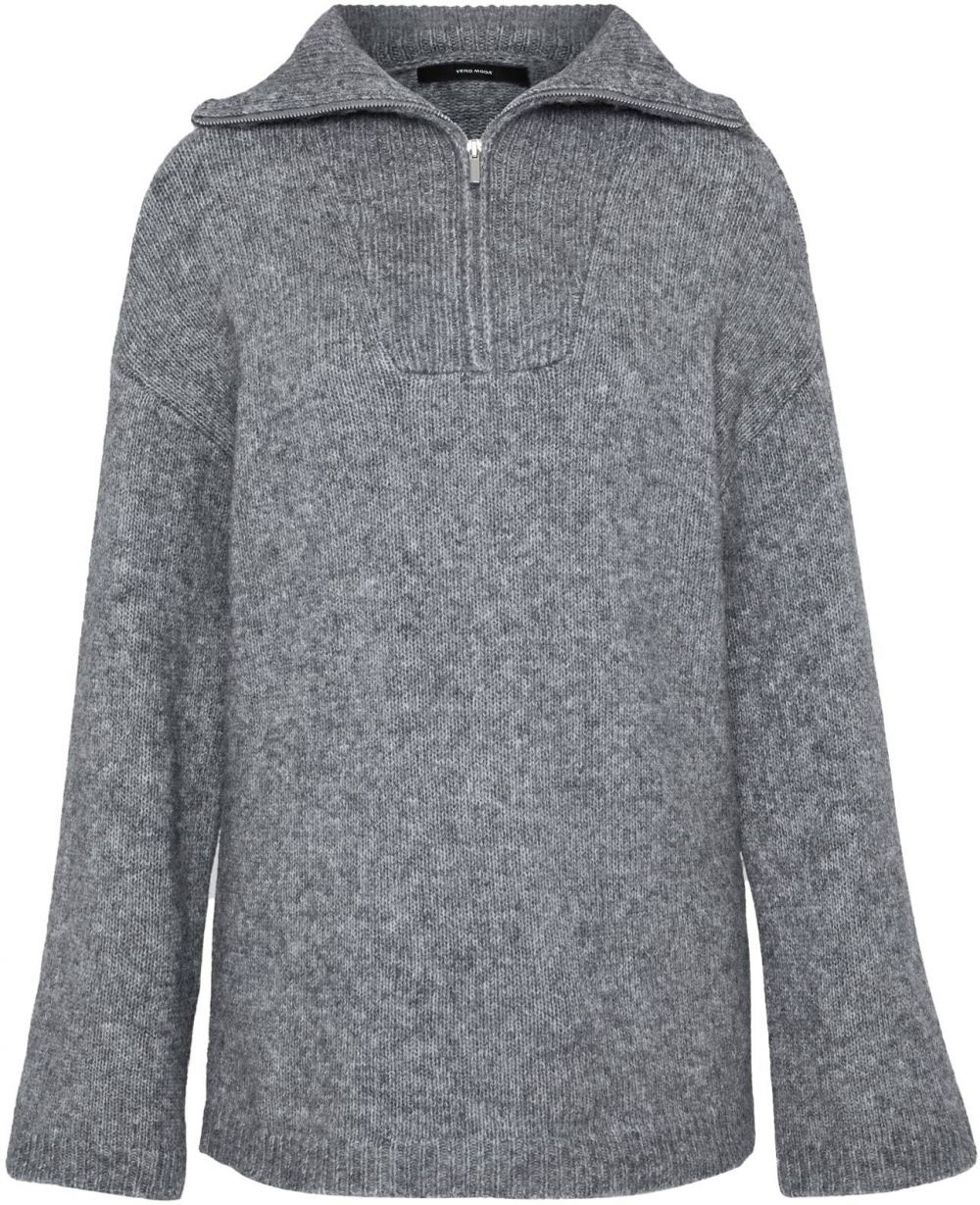 Vero Moda Tall Sveter 'VMMIRLA'  sivá melírovaná