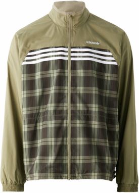 ADIDAS ORIGINALS Prechodná bunda  tmavohnedá / olivová / tmavozelená / biela