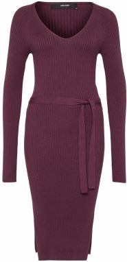 Vero Moda Tall Pletené šaty 'VMSABA'  vínovo červená