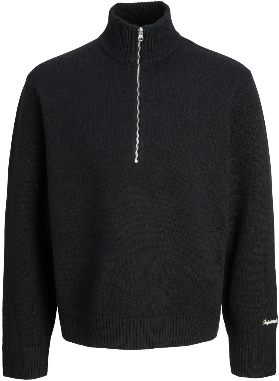 JACK & JONES Sveter 'JORNORREBRO'  čierna