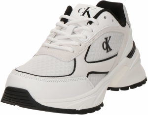 Calvin Klein Jeans Nízke tenisky 'HIKE RUNNER'  čierna / biela / šedobiela