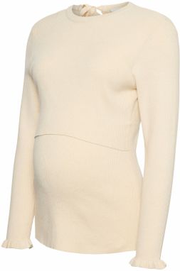 MAMALICIOUS Tričko 'MLLESLIE JUNE'  béžová