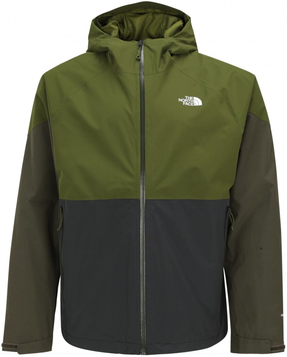 THE NORTH FACE Outdoorová bunda 'LIGHNING'  antracitová / olivová / biela