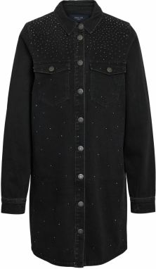 Noisy may Košeľové šaty 'NMKENJY'  čierny denim