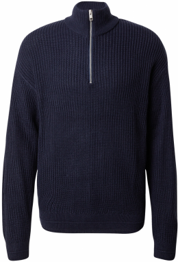 JACK & JONES Sveter 'JJKAITO'  tmavomodrá
