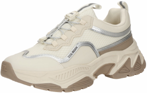 STEVE MADDEN Nízke tenisky 'Android-E'  krémová / tmavobéžová / strieborná