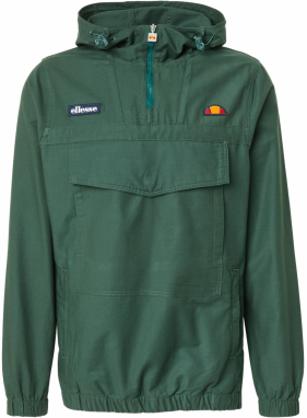 ELLESSE Prechodná bunda 'Mont'  námornícka modrá / tmavozelená / oranžová / krvavo červená