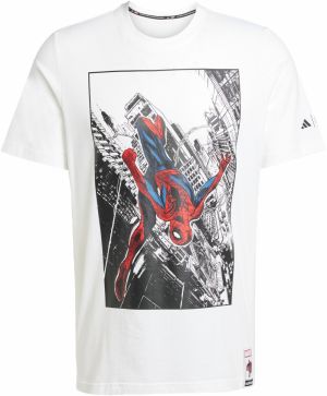 ADIDAS SPORTSWEAR Funkčné tričko 'adidas x Marvel Spider-Man'  kráľovská modrá / jasne červená / čierna / biela