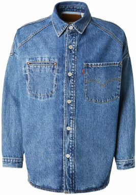 LEVI'S ® Prechodná bunda 'Twist Shacket'  modrá denim