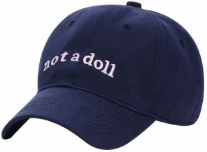Desigual Čiapka 'Not a Doll'  modrá / biela