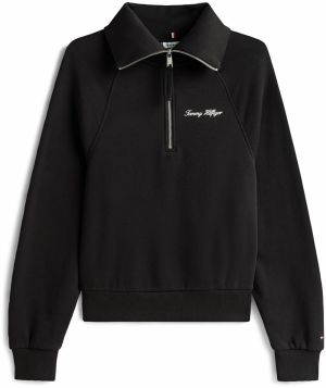 TOMMY HILFIGER Mikina 'Classic'  čierna / biela