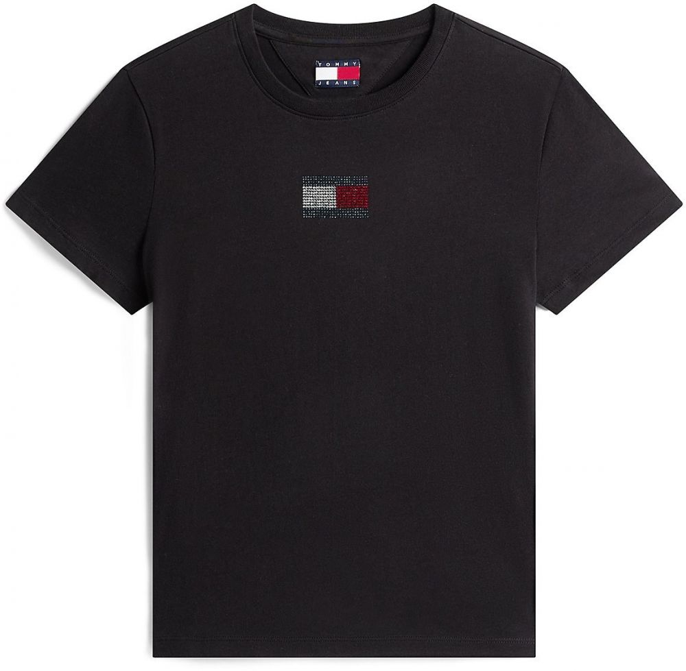 Tommy Jeans Tričko  námornícka modrá / svetlosivá / brusnicová / čierna