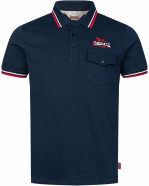 LONSDALE Tričko 'Lynton'  námornícka modrá / červená / biela