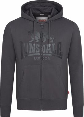 LONSDALE Tepláková bunda 'Krafty'  antracitová / čierna