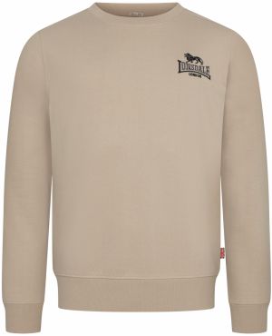 LONSDALE Mikina 'Lympstone'  piesková / čierna