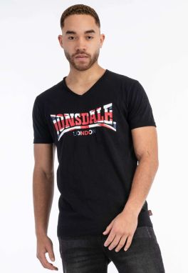 LONSDALE Tričko 'Stanydale'  námornícka modrá / červená / čierna / biela