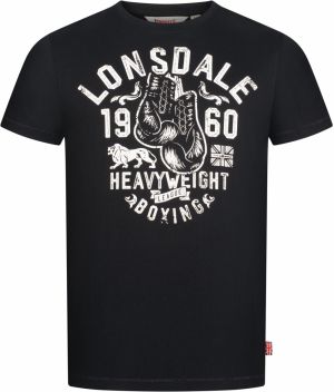 LONSDALE Tričko 'Minver'  nebielená / čierna