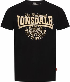 LONSDALE Tričko 'Bethersden'  nebielená / čierna