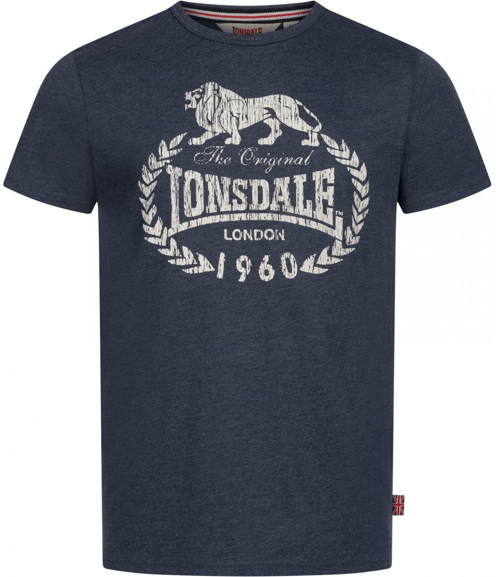 LONSDALE Tričko 'Ollie'  nebielená / námornícka modrá