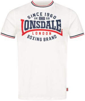 LONSDALE Tričko 'Gavrene'  námornícka modrá / červená / biela