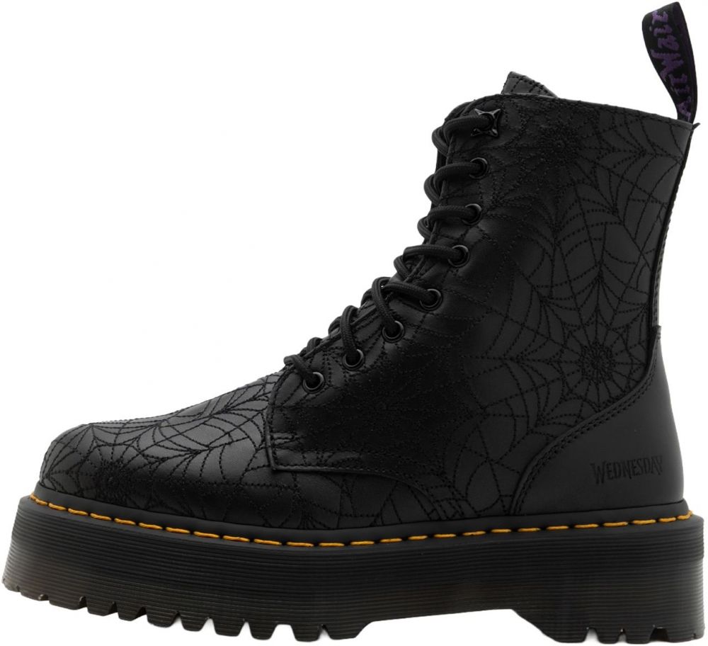 Dr. Martens Šnurovacie čižmy 'JADON 8'  fialová / čierna / biela