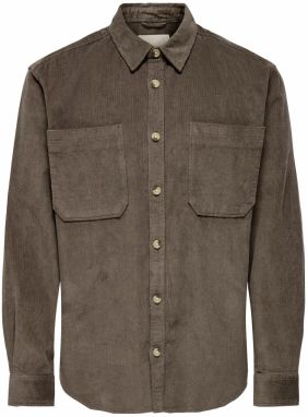 Only & Sons Košeľa 'ONSALp'  mokka