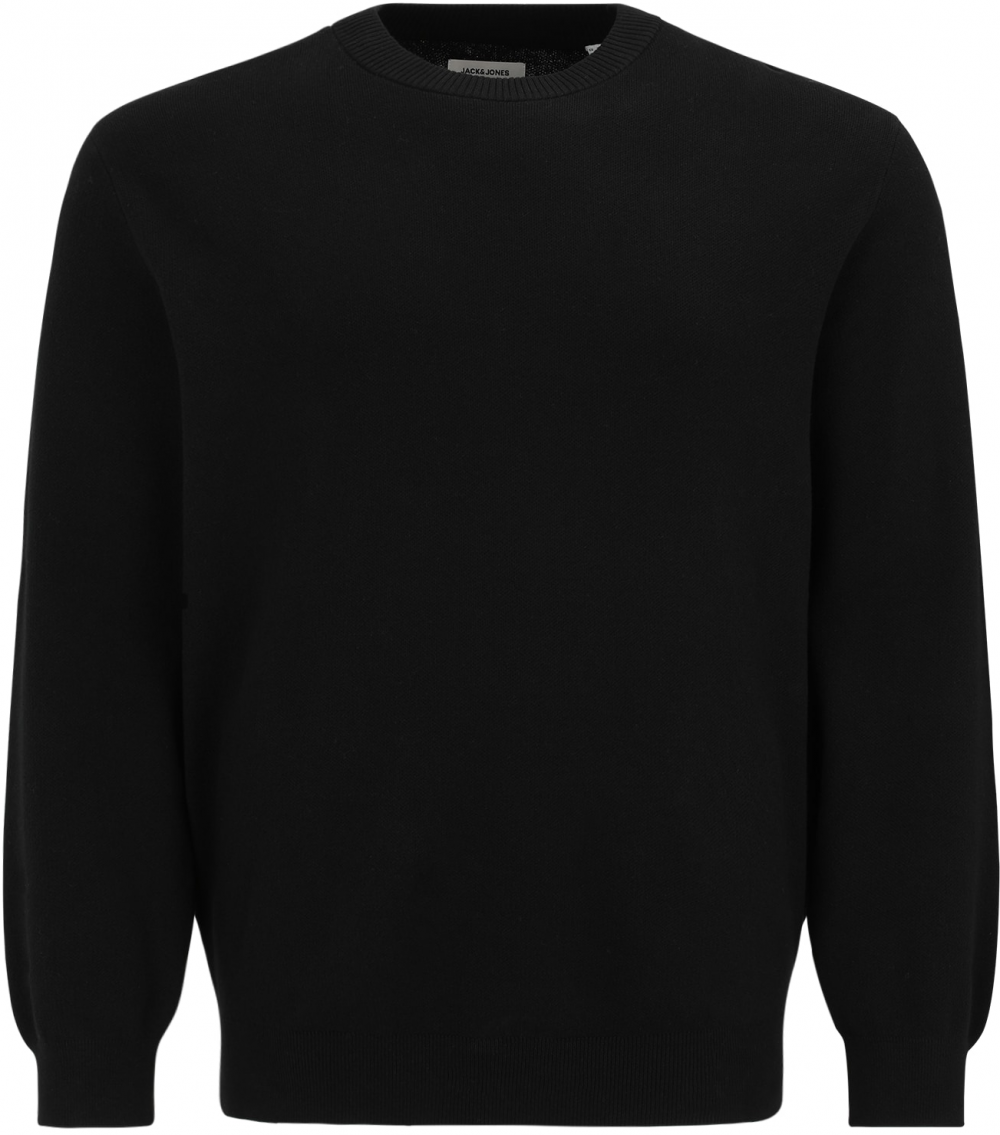 JACK & JONES Sveter  čierna