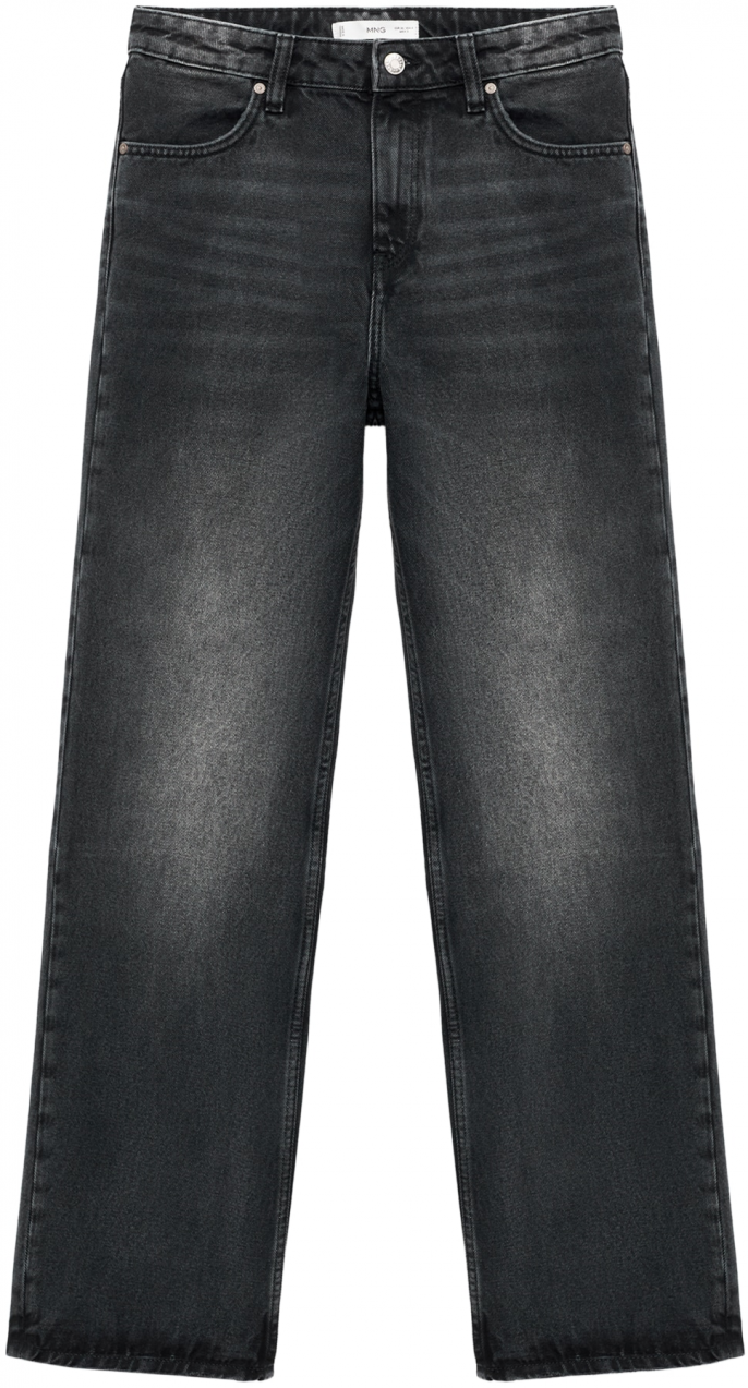 MANGO Džínsy 'MIAMI'  čierny denim
