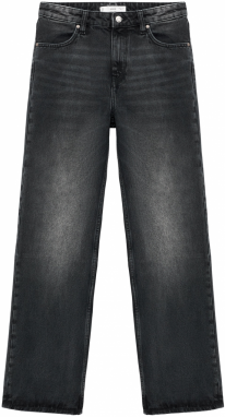 MANGO Džínsy 'MIAMI'  čierny denim