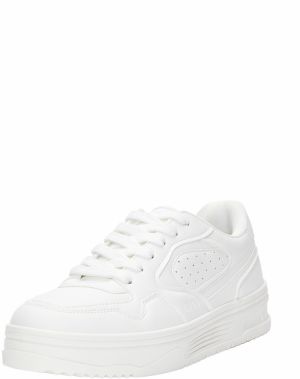 Pull&Bear Nízke tenisky  biela