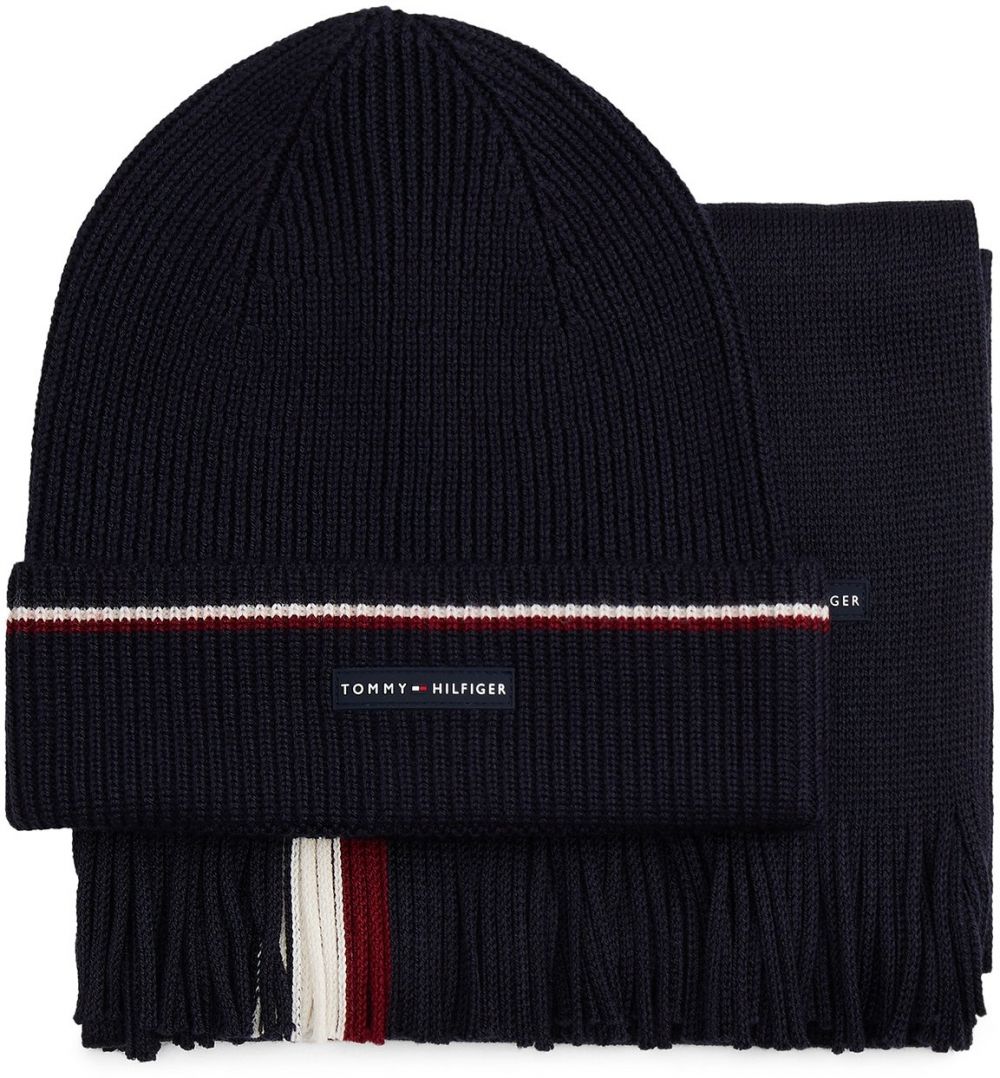 TOMMY HILFIGER Čiapky  námornícka modrá / červená / biela