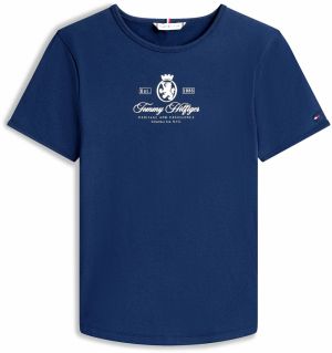 TOMMY HILFIGER Tričko  námornícka modrá / biela