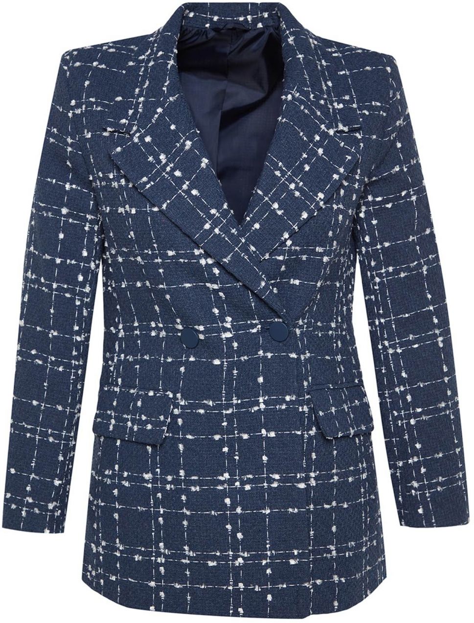 Trendyol Blejzer  indigo / biela