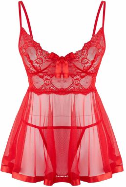 Trendyol Negližé 'Babydoll'  červená