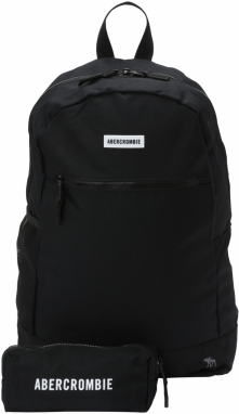 Abercrombie & Fitch Batoh  čierna / biela