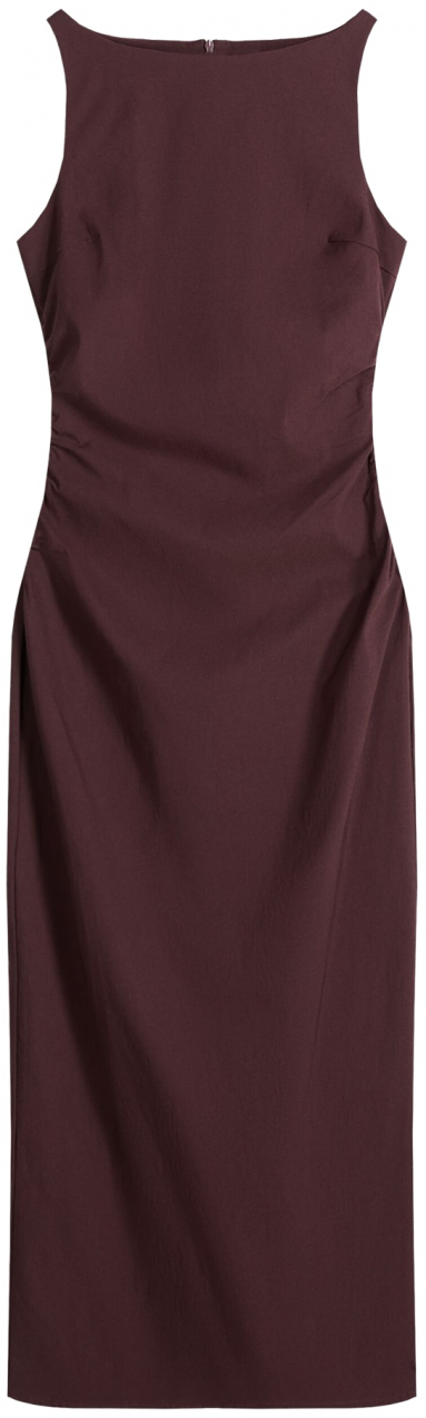 Bershka Šaty  baklažánová