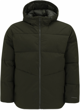 Jack & Jones Plus Zimná bunda 'JJGLOBAL'  tmavozelená