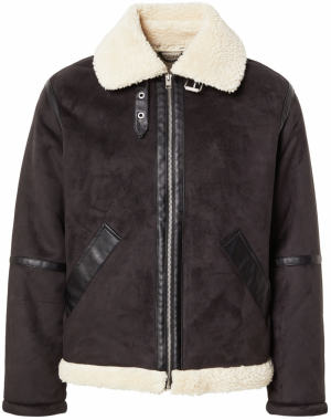 JACK & JONES Prechodná bunda 'JJCOLE'  béžová / čierna