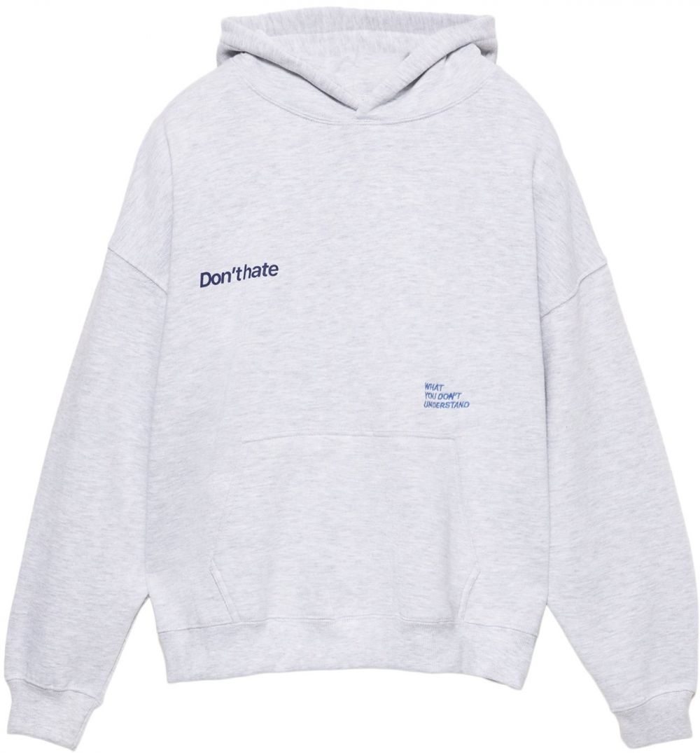 Pull&Bear Mikina 'PACIFIC DONT'  modrá / námornícka modrá / svetlosivá