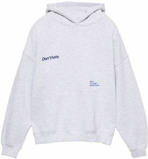 Pull&Bear Mikina 'PACIFIC DONT'  modrá / námornícka modrá / svetlosivá