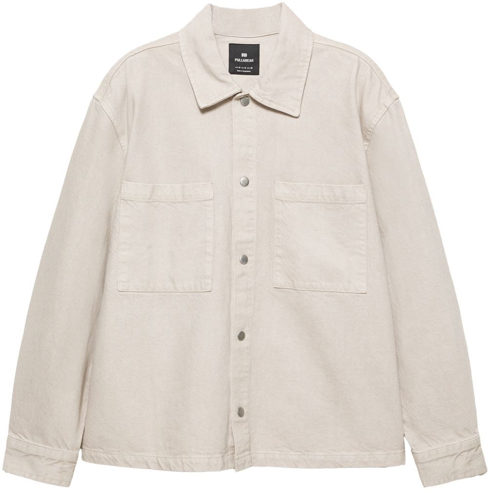 Pull&Bear Prechodná bunda  svetlosivá