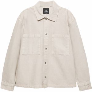 Pull&Bear Prechodná bunda  svetlosivá