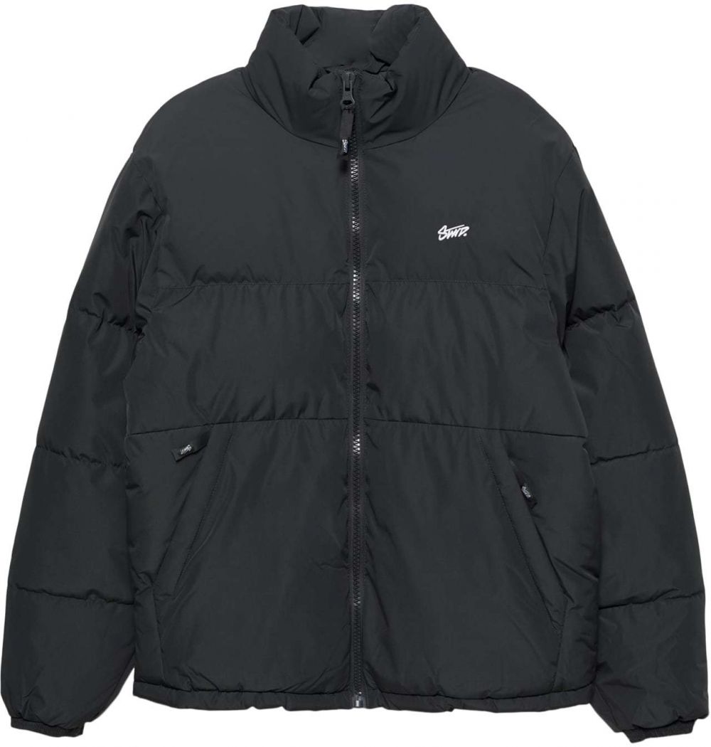 Pull&Bear Prechodná bunda  čierna / biela