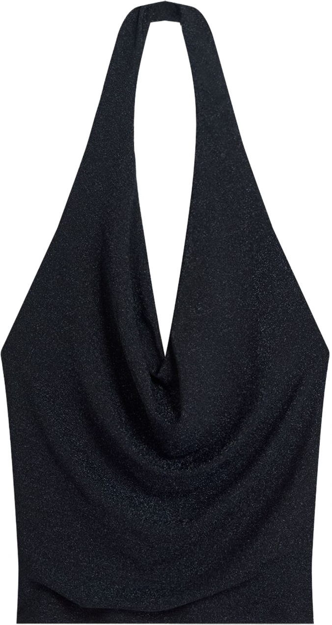 Bershka Top  námornícka modrá